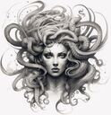Логотип семьи Medusa Inc